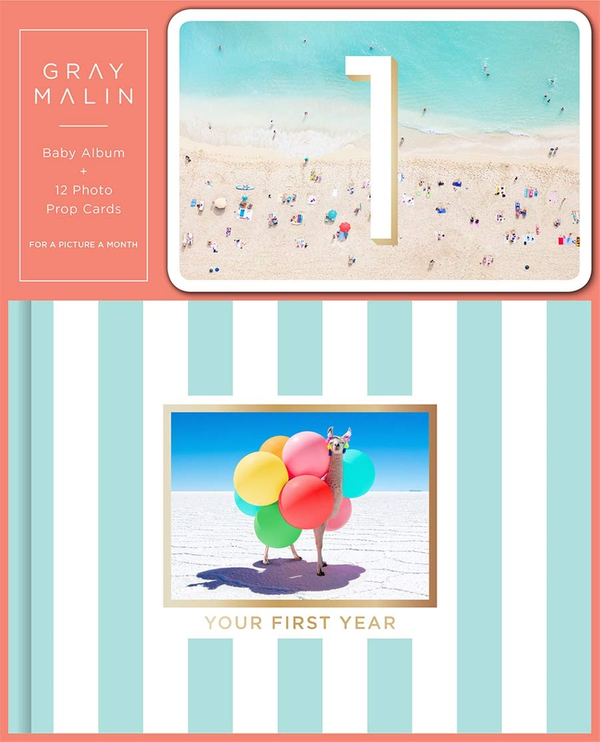 Паперова книга «Gray Malin. Baby Album and 12 Photo Prop Cards (Boxed Set)», автор Грей Мелін - фото №1