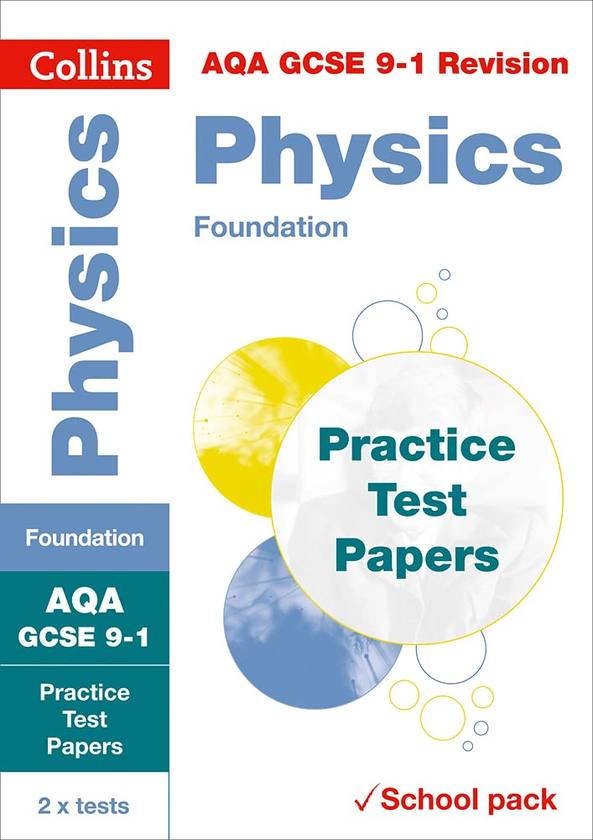 Бумажная книга «AQA GCSE 9-1 Physics Foundation Practice Test Papers: Shrink-Wrapped School Pack» - фото №1