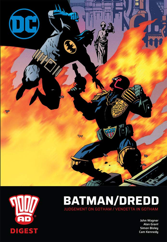Паперова книга «2000 AD Digest. Judge Dredd/Batman. Vendetta in Gotham», авторів Джон Вагнер, Алан Грант - фото №1
