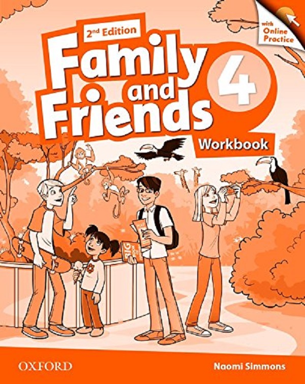 Паперова книга «Family & Friends: 4 Workbook & Online Practice Pack» - фото №1