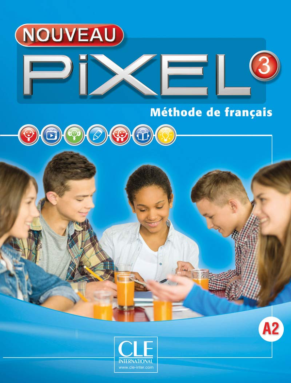 Паперова книга «Nouveau Pixel: Livre de l'eleve 3 + DVD-Rom», автор Колетт Гіббе - фото №1
