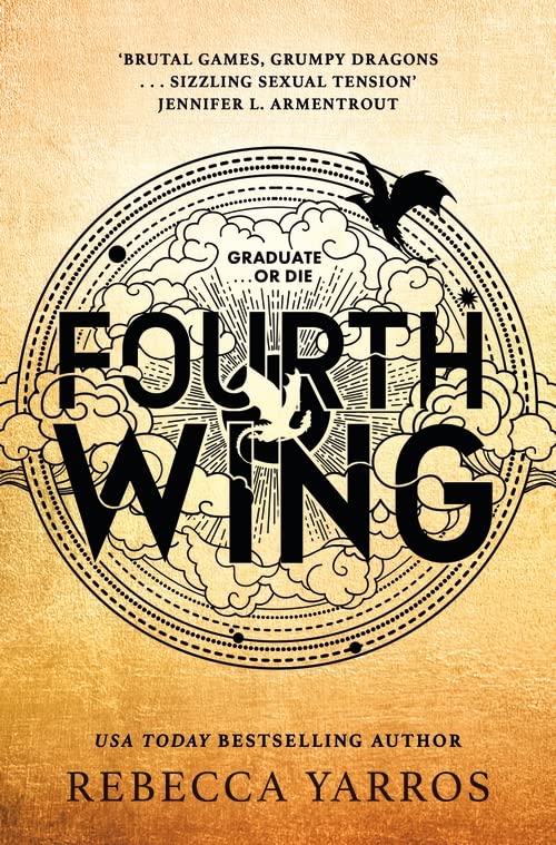 Бумажная книга «Fourth Wing (Четверте крило мовою оригіналу)», автор Ребекка Яррос - фото №1