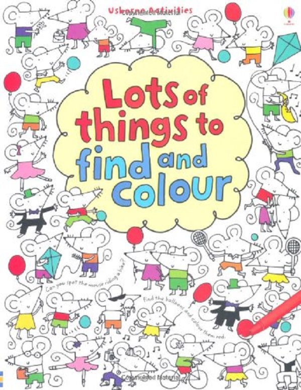 Паперова книга «Lots of Things to Find and Colour», автор Фіона Вотт - фото №1
