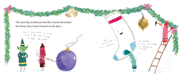 Паперова книга «The Crayons’ Christmas», автор Дрю Дейволт - фото №1