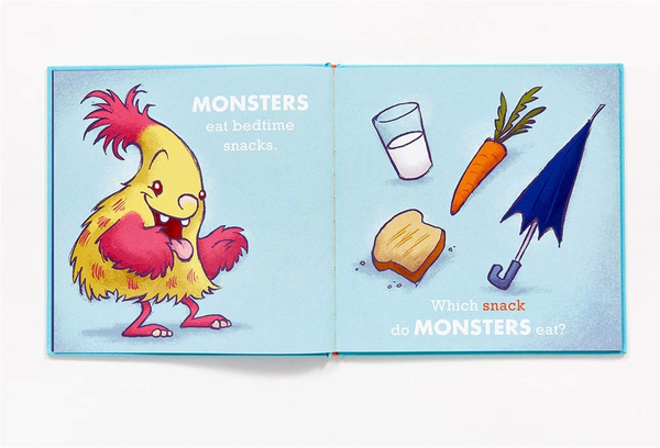 Бумажная книга «Monsters Go Night-Night», автор Аарон Зенц - фото №1