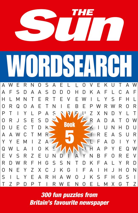 Бумажная книга «The Sun Wordsearch Book 5 : 300 Fun Puzzles from Britain's Favourite Newspaper», автор The Sun - фото №1