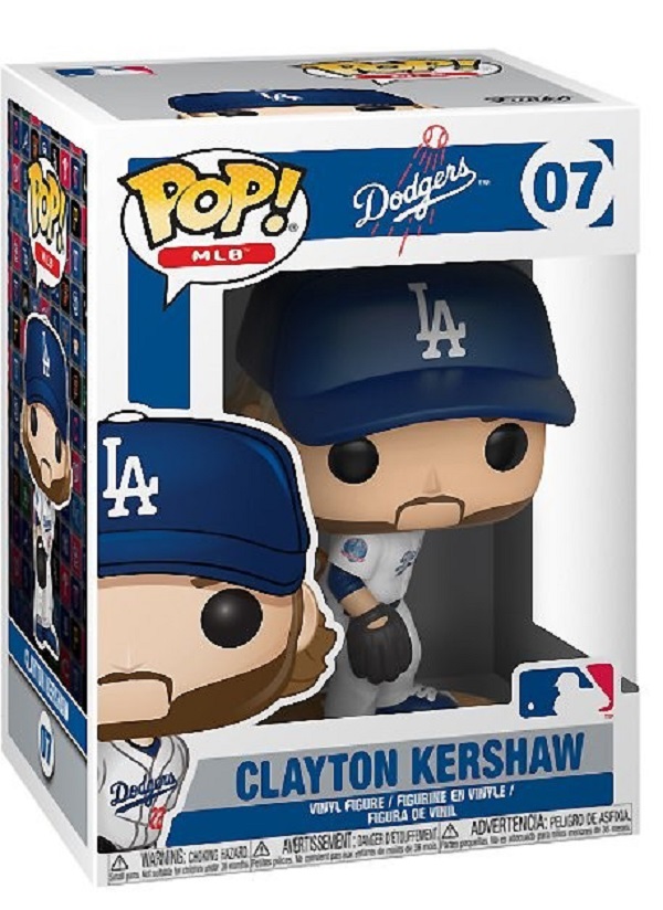  «Колекційна фігурка Funko Pop! Pop Sports Major League Baseball Clayton Kershaw (FK30238)», бренду Funko Pop - фото №1