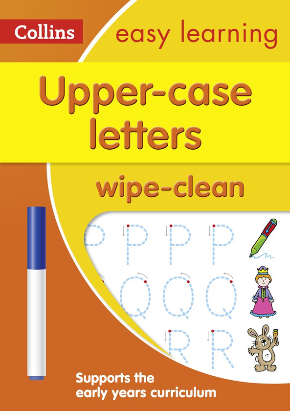 Бумажная книга «Upper Case Letters Age 3-5 Wipe Clean Activity Book: Ideal for Home Learning» - фото №1