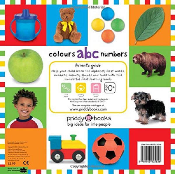 Паперова книга «Colours ABC Numbers», автор Роджер Прідді - фото №1