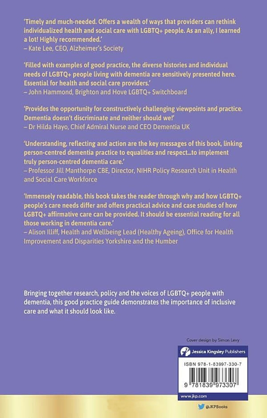 Бумажная книга «LGBTQ+ People and Dementia: A Good Practice Guide», авторов Элизабет Прайс, Сью Уэствуд - фото №1