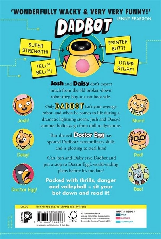Бумажная книга «Dadbot», автор Джек Ноэль - фото №1