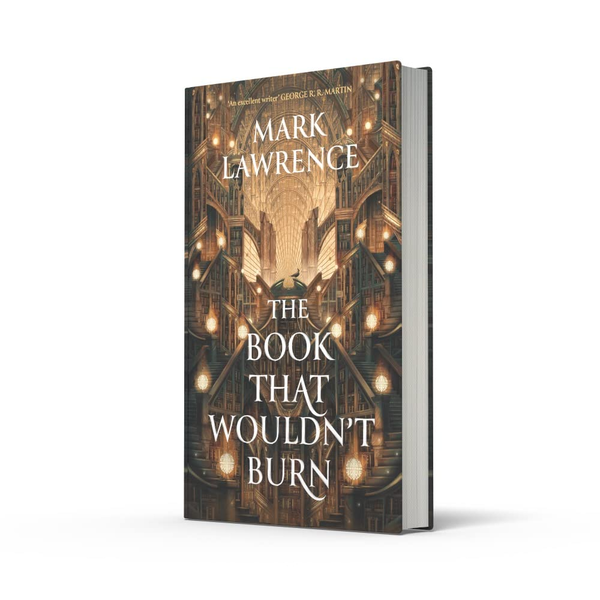 Паперова книга «The Book That Wouldn't Burn», автор Марк Лоуренс - фото №1