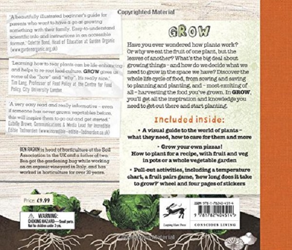 Бумажная книга «Grow. A Family Guide to Growing Fruit and Veg», автор Бен Раскин - фото №1