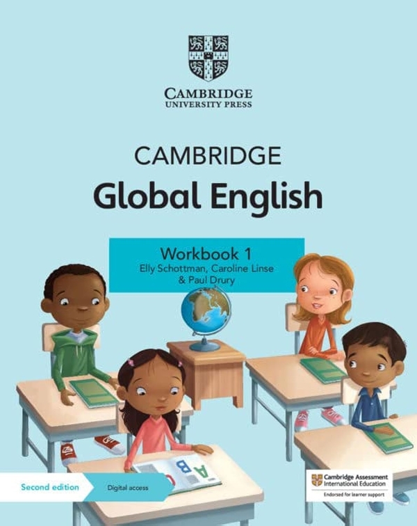 [object Object] «Cambridge Global English Workbook 1 with Digital Access», авторів Еллі Шотман, Кетрін Харпер, Пол Друрі - фото №1