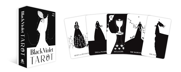 Бумажная книга «Black Violet Tarot» - фото №1