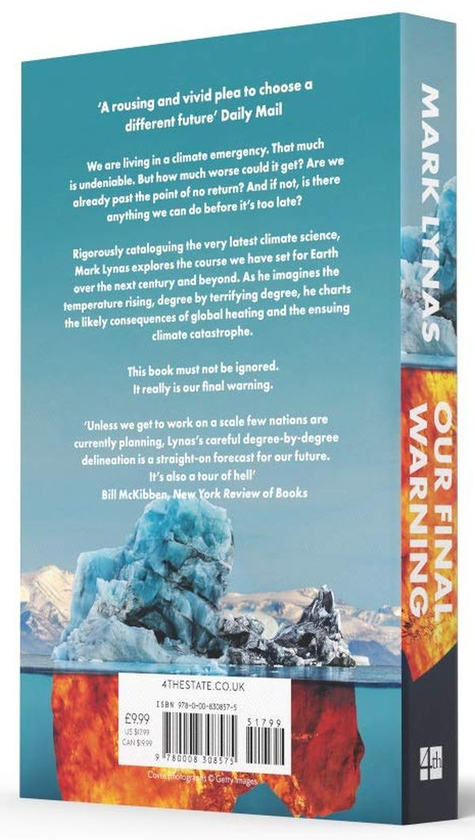 Бумажная книга «Our Final Warning. Six Degrees of Climate Emergency», автор Марк Лайнас - фото №1