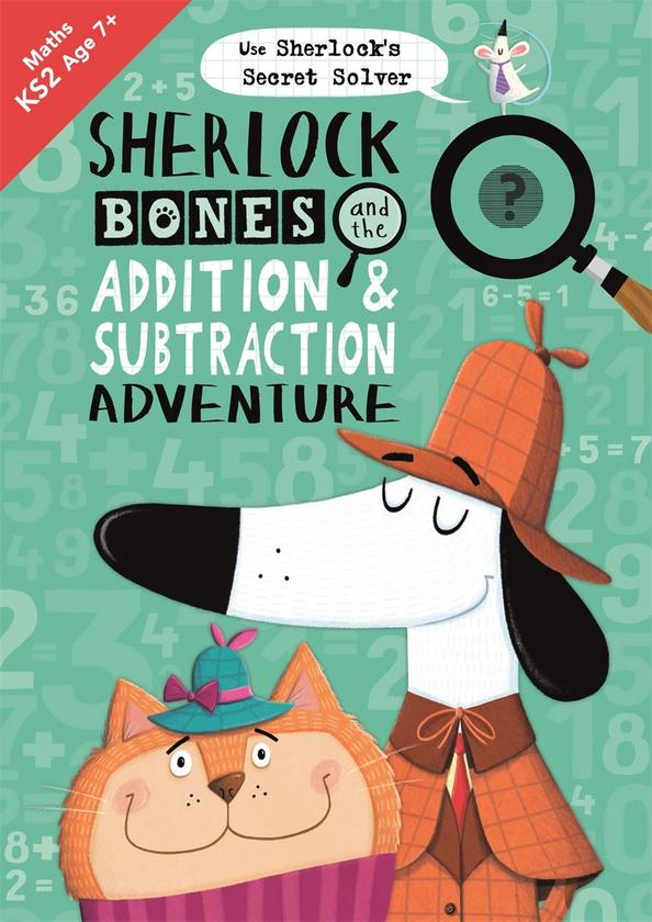 Бумажная книга «Sherlock Bones and the Addition and Subtraction Adventure», автор Джон Бигвуд - фото №1