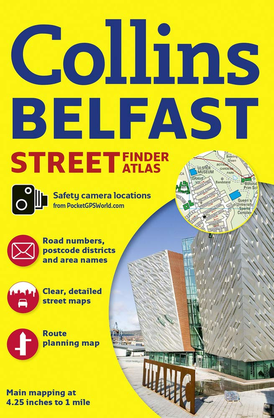 Паперова книга «Collins Belfast Streetfinder Colour Atlas» - фото №1
