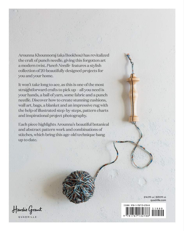 Паперова книга «Punch Needle: Master the art of punch needling accessories for you and your home», автор Ароунна Хоуннорай - фото №1