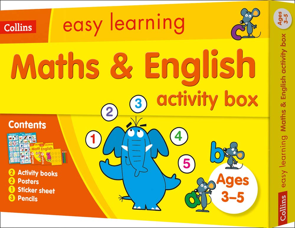 [object Object] «Maths and English Activity Box Ages 3-5: Ideal for Home Learning» - фото №1