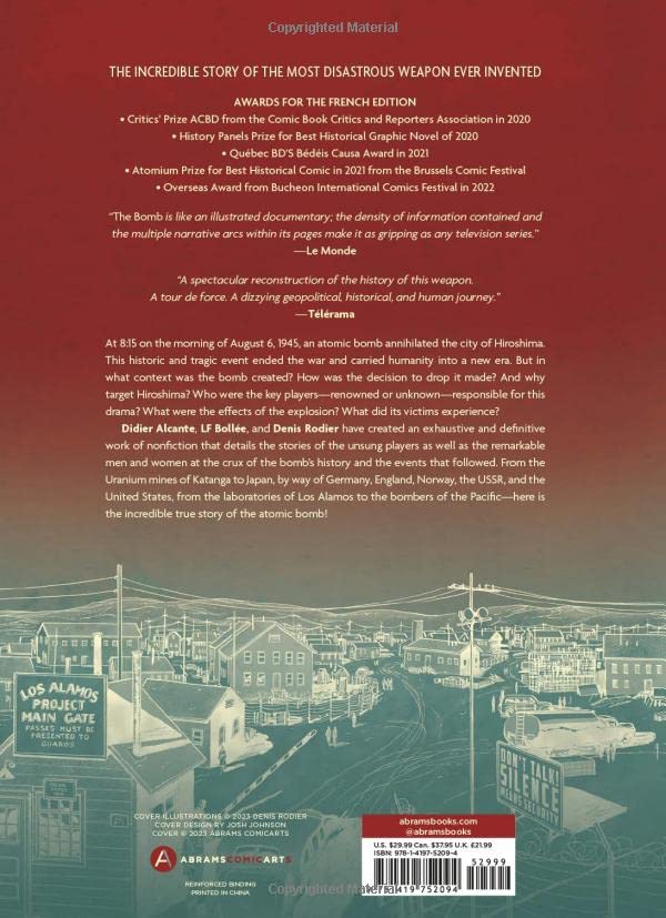 Паперова книга «The Bomb: The Weapon That Changed the World», авторів Дідьє Альканте, Лоран-Фредерик Болле - фото №1