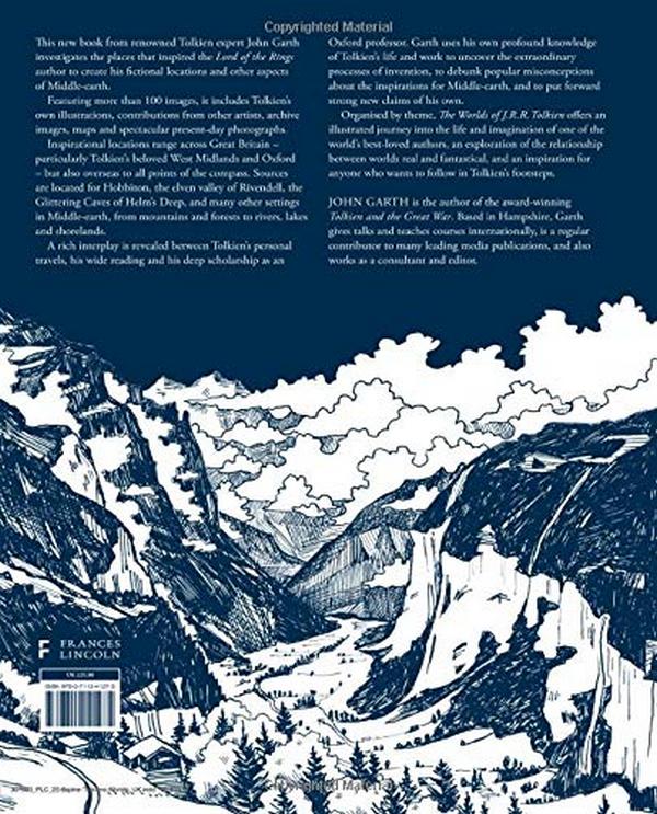 Паперова книга «The Worlds of J.R.R. Tolkien. The Places that Inspired Middle-earth», автор Джон Ґарт - фото №1