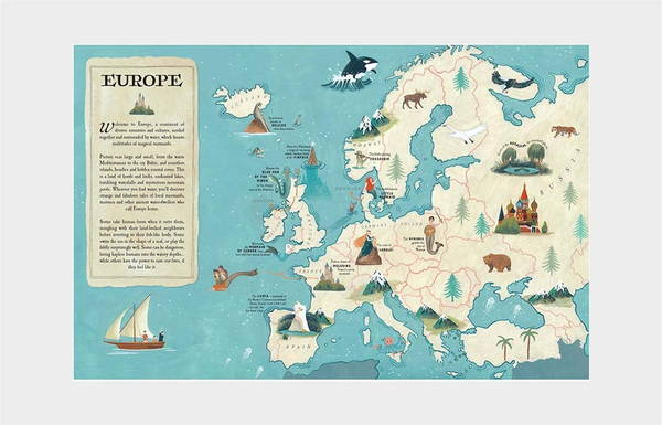 Паперова книга «The Mermaid Atlas. Merfolk of the World», автор Анна Клейборн - фото №1