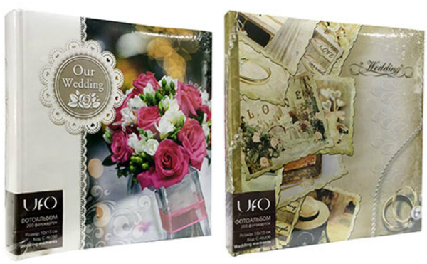  «Фотоальбом UFO 10x15x200 Wedding moments (C-46200 Wedding moments)», brand UFO / UFO /  - фото №1