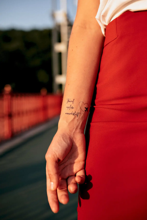 «Тимчасове тату Tattooshka Подорожі (L-2)», бренда Tattooshka - фото №1