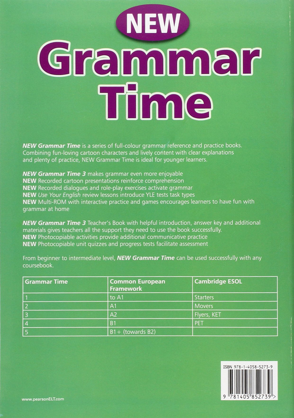 Паперова книга «Grammar Time 3 (New Edition) Teacher's Book», авторів Сенді Джервіс, Марія Карлінг - фото №1