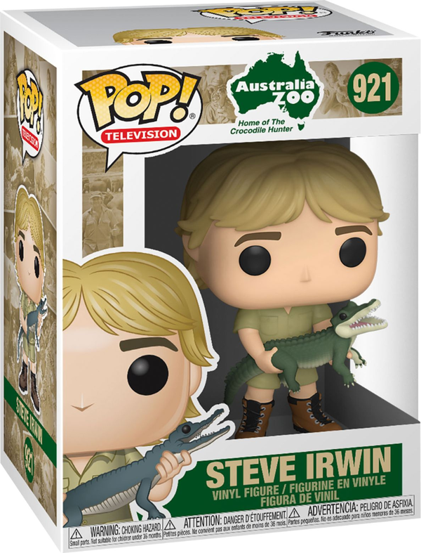  «Коллекционная фигурка Funko POP! Crocodile Hunter Steve Irwin (43977)», бренда Funko Pop - фото №1