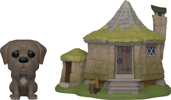  «Коллекционная фигурка Funko Pop! Town Harry Potter Hagrid's Hut with Fang (44230)», бренда Funko Pop - фото №1