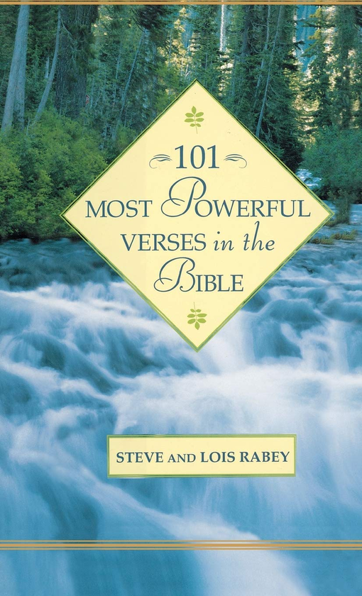 Паперова книга «101 Most Powerful Verses in the Bible», авторів Стів, Лоїс Ребі - фото №1
