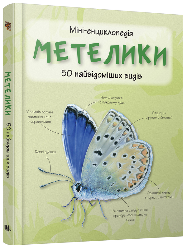 Бумажная книга «Метелики. Міні-енциклопедія» - фото №1
