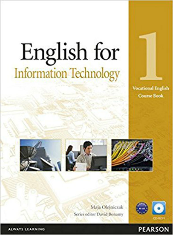 Паперова книга «Vocational English: English for IT 1 Coursebook with CD-ROM», автор Майя Олейничак - фото №1