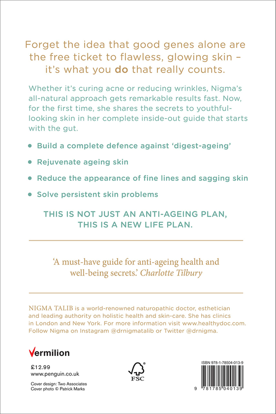 Паперова книга «Reverse the Signs of Ageing. The revolutionary inside-out plan to glowing, youthful skin», автор Нігма Таліб - фото №1