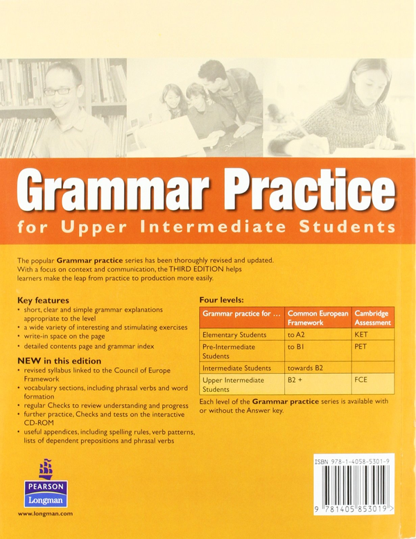 [object Object] «Grammar Practice for Upper-Interm -key+CD», авторів Стів Елсворт, Елейн Уокер - фото №2 - мініатюра