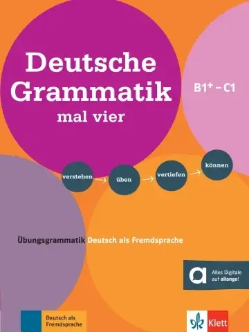 Паперова книга «Deutsche Grammatik mal vier B1+ - C1», авторів Сандра Хохманн, Лутц Рорманн - фото №1