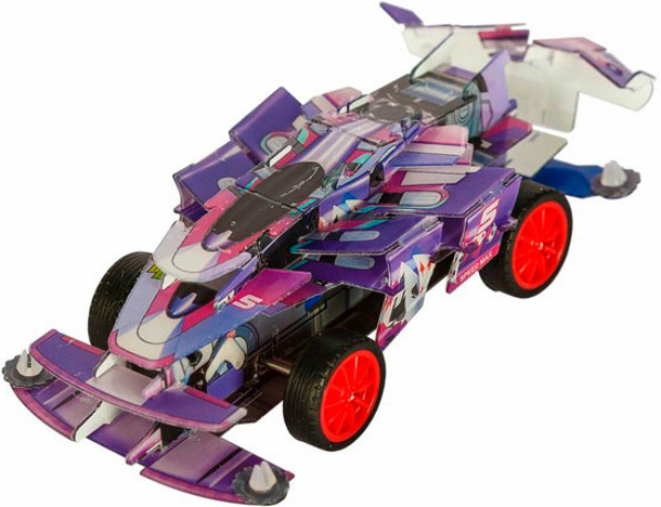  «Пазл 3D Spin Master Перегоновий автомобіль фіолетовий 34 елементи (SM98388/6044918-2)», бренду Spin Master - фото №1