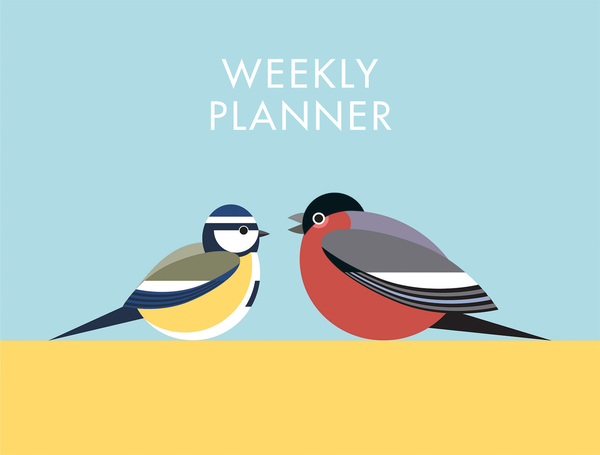 Бумажная книга «I Like Birds: Garden Birds Weekly Planner» - фото №1