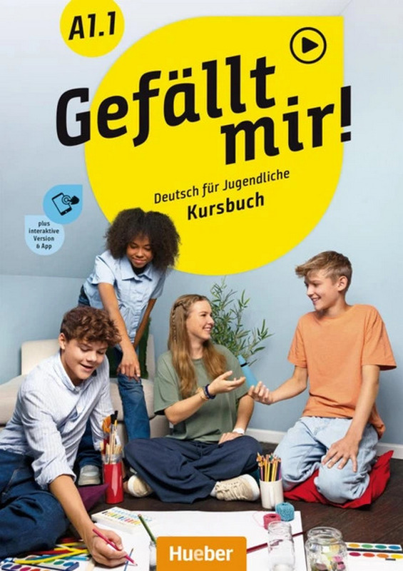Паперова книга «Gefällt mir! A1.1. Kursbuch plus interaktive Version», авторів Ютта Орт-Шамба, Анна Хіла - фото №1