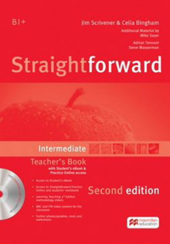 Бумажная книга «Straightforward 2nd Edition Intermediate Teacher's Book + eBook Pack », авторов Джим Скривер, Майк Сайер, Адриан Теннант, Селия Бингам, Стив Вассерман - фото №1