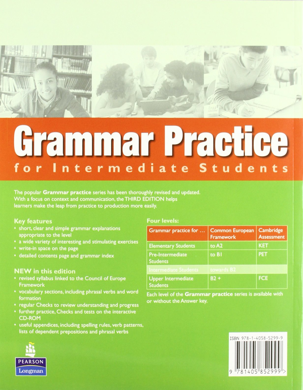 [object Object] «Grammar Practice for Intermediate Students Student's Book without Answer Key with CD-ROM», авторів Стів Елсворт, Елейн Уокер - фото №2 - мініатюра