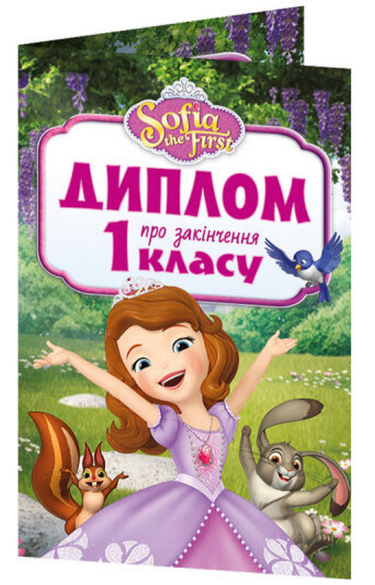 Книга Диплом про закінчення 1 класу. Принцеса Софія