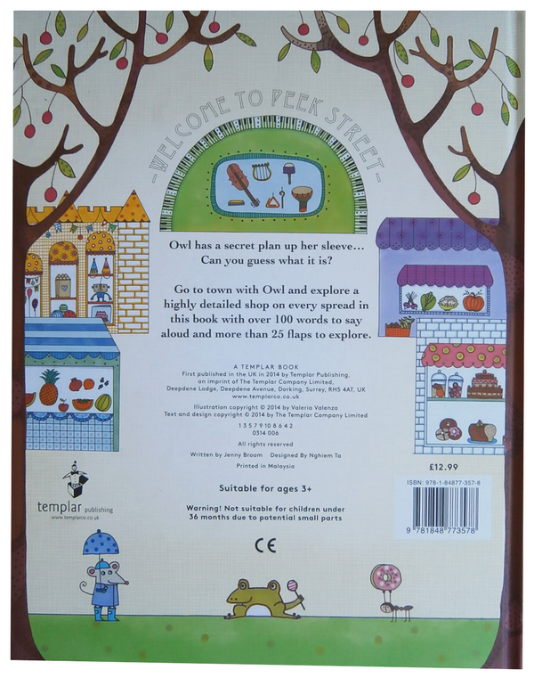 Паперова книга «Peek Street. Owl Goes to Town » - фото №1