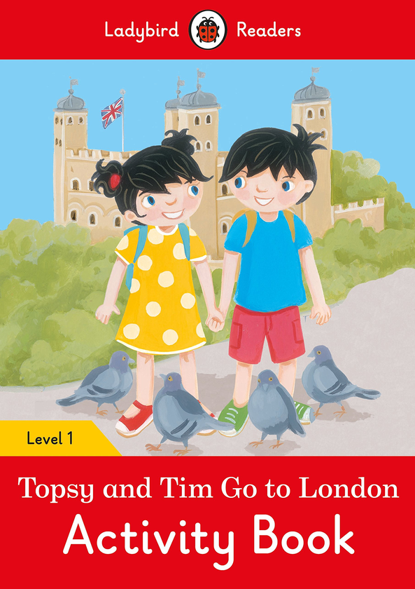 [object Object] «Topsy and Tim: Go to London Activity Book - Ladybird Readers Level 1» - фото №1