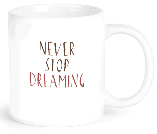  «Чашка Соль Never Stop Dreaming 330 мл (6.1001)» - фото №1