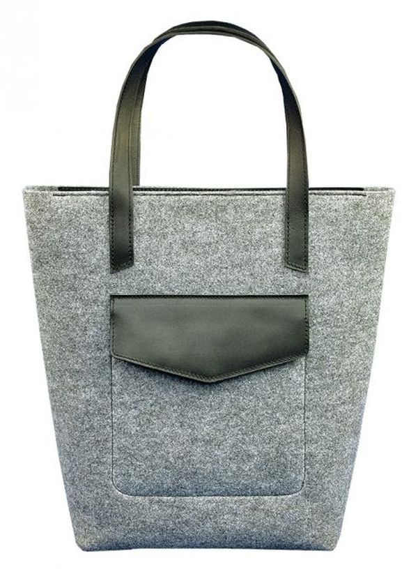  «Сумка-шоппер BlankNote D.D. Графіт (BN-BAG-17-felt-g)», бренду BlankNote - фото №1
