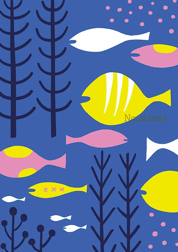 Бумажная книга «Yurio Seki’s Scandinavian Notebook Collection. Sea. Ruled» - фото №1