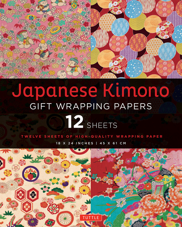 Паперова книга «Japanese Kimono Gift Wrapping Papers» - фото №1